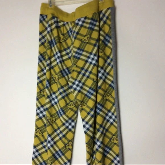 Disney The Lion King Pajama Pants Yellow Gray Plaid Women's Medium‎ - Picture 11 of 12